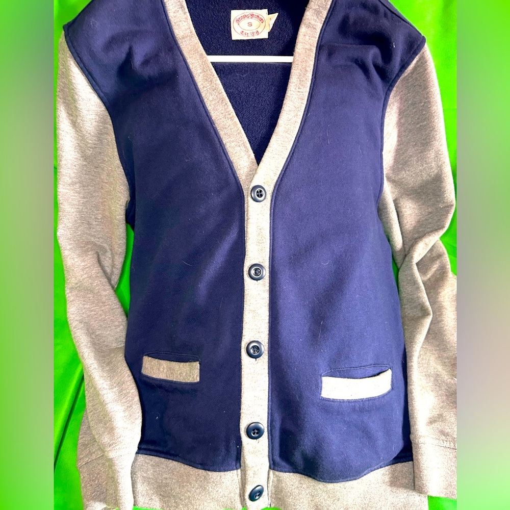 Academic Brooks Brothers Stretch Cotton Cardigan